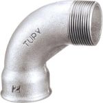 RFM 1A GALVA 4" COURBE M-F COURTE 90° 1A COURBE GALVA MF COURTE 90°
