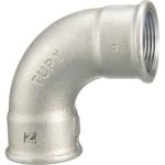 RFM 2A GALVA 4" COURBE F-F COURTE 90° 2A COURBE GALVA FF COURTE 90°