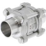 CLA 381ISO 25 BW 2mm 3PC INOX Ø33,7
