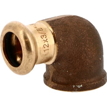 8090G - Coude 90° fer-cuivre à sertir femelle-femelle — THERMADOR