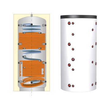 Ballon combiné - 2 échangeurs acier — THERMADOR