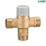 MIXCAL - Mitigeur thermostatique en laiton montage T - 3/4'' - 30/50°C — THERMADOR