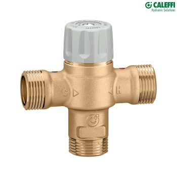 MIXCAL - Mitigeur thermostatique en laiton montage T - 3/4'' - 30/50°C — THERMADOR