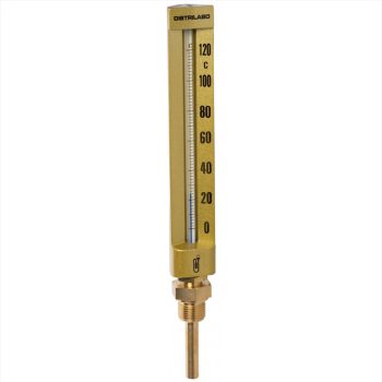 Thermomètre industriel droit aluminium 0/+120°C — THERMADOR