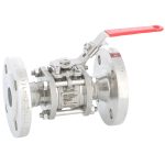 Robinet à Tournant Sphérique ELSA Brides Tournantes Inox 316L TFM PN40 — DN15 à DN100