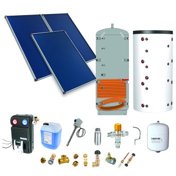 Pack SSC F Thermador — Système solaire combiné double ballons