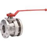 Vanne sphérique 540IIT JC Valves inox PTFE PN40 brides Sferaco