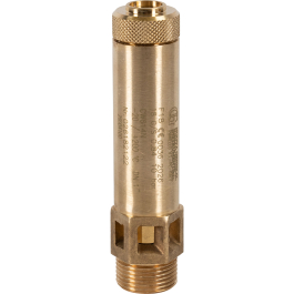 Comment dimensionner et spécifier un réservoir d'air comprimé industriel ? 3 Soupape de sûreté laiton pour réservoir d'air comprimé conforme directive PED